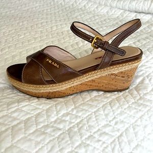 Prada cork sandals